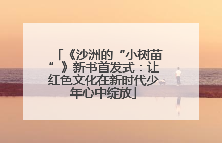 《沙洲的“小树苗”》新书首发式：让红色文化在新时代少年心中绽放