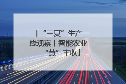 “三夏”生产一线观察丨智能农业“慧”丰收
