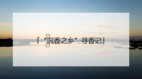 “沉香之乡”寻香记