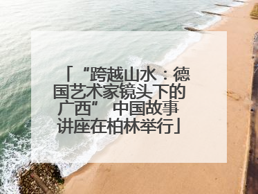 “跨越山水：德国艺术家镜头下的广西” 中国故事讲座在柏林举行
