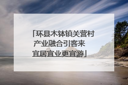 环县木钵镇关营村 产业融合引客来 宜居宜业更宜游