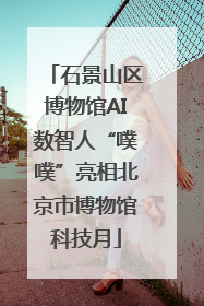 石景山区博物馆AI数智人“噗噗”亮相北京市博物馆科技月