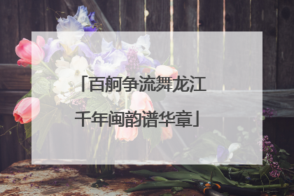 百舸争流舞龙江 千年闽韵谱华章