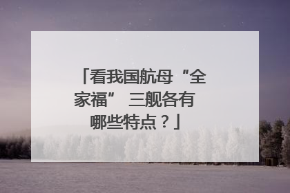 看我国航母“全家福” 三舰各有哪些特点？