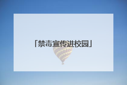 禁毒宣传进校园