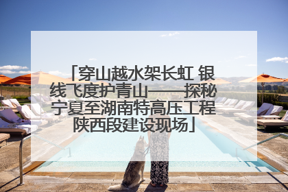 穿山越水架长虹 银线飞度护青山——探秘宁夏至湖南特高压工程陕西段建设现场