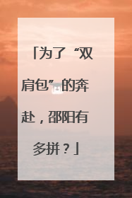 为了“双肩包”的奔赴，邵阳有多拼？