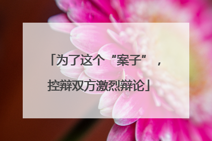 为了这个“案子”，控辩双方激烈辩论