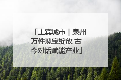 主宾城市｜泉州万件瑰宝绽放 古今对话赋能产业