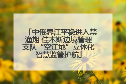 中俄界江平稳进入禁渔期 佳木斯边境管理支队“空江地”立体化智慧监管护航