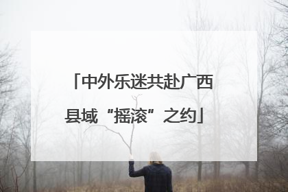 中外乐迷共赴广西县域“摇滚”之约