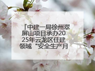 中建一局徐州翠屏山项目承办2025年云龙区住建领域“安全生产月”主题活动暨应急救援演练观摩会
