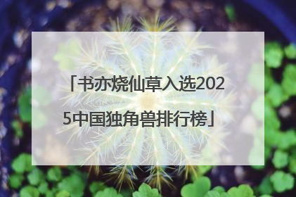 书亦烧仙草入选2025中国独角兽排行榜