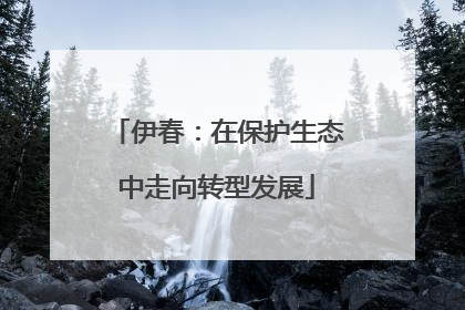 伊春：在保护生态中走向转型发展