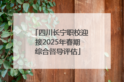 四川长宁职校迎接2025年春期综合督导评估