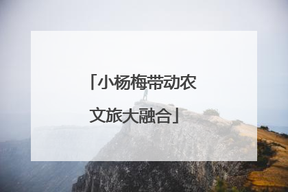 小杨梅带动农文旅大融合