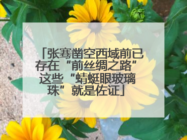 张骞凿空西域前已存在“前丝绸之路” 这些“蜻蜓眼玻璃珠”就是佐证