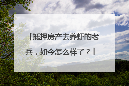 抵押房产去养虾的老兵，如今怎么样了？