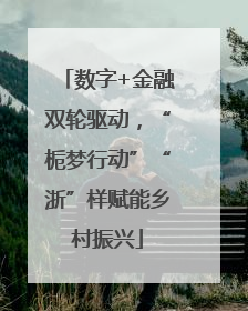 数字+金融双轮驱动，“栀梦行动”“浙”样赋能乡村振兴