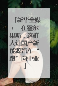 新华全媒+｜在霍尔果斯，这群人让国产新能源汽车“跑”向中亚
