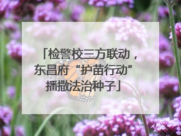 检警校三方联动，东昌府“护苗行动”播撒法治种子