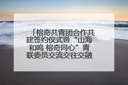 榕奇共青团合作共建签约仪式暨“山海和鸣 榕奇同心”青联委员交流交往交融活动在福州举行