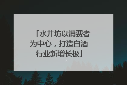 水井坊以消费者为中心，打造白酒行业新增长极