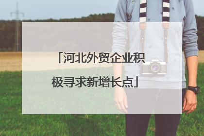 河北外贸企业积极寻求新增长点