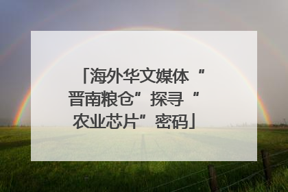 海外华文媒体“晋南粮仓”探寻“农业芯片”密码