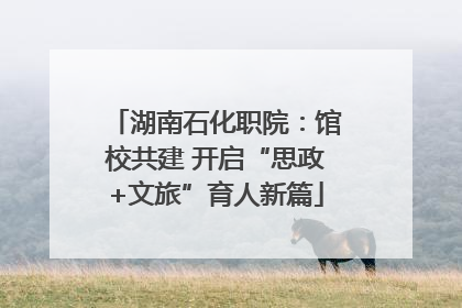 湖南石化职院：馆校共建 开启“思政+文旅”育人新篇