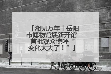湘见万年丨岳阳市博物馆焕新开馆 首批观众惊呼“变化太大了！”