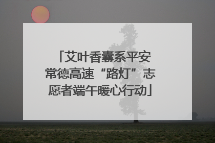 艾叶香囊系平安 常德高速“路灯”志愿者端午暖心行动