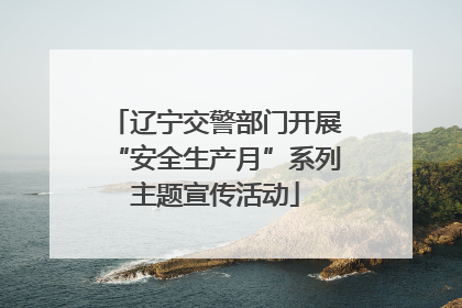 辽宁交警部门开展“安全生产月”系列主题宣传活动