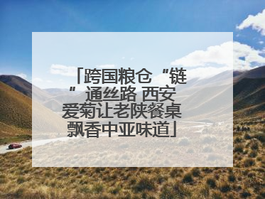 跨国粮仓“链”通丝路 西安爱菊让老陕餐桌飘香中亚味道