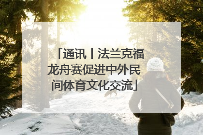 通讯丨法兰克福龙舟赛促进中外民间体育文化交流