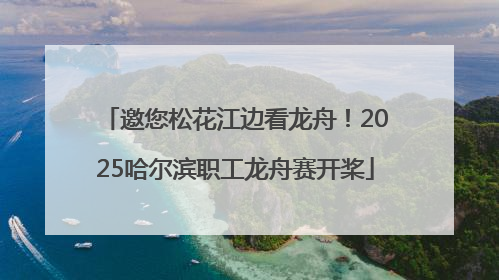 邀您松花江边看龙舟！2025哈尔滨职工龙舟赛开桨