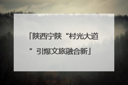 陕西宁陕“村光大道”引爆文旅融合新