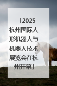 2025杭州国际人形机器人与机器人技术展览会在杭州开幕