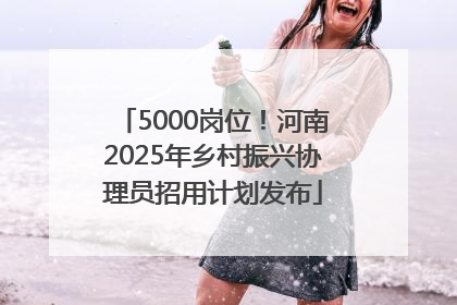 5000岗位！河南2025年乡村振兴协理员招用计划发布